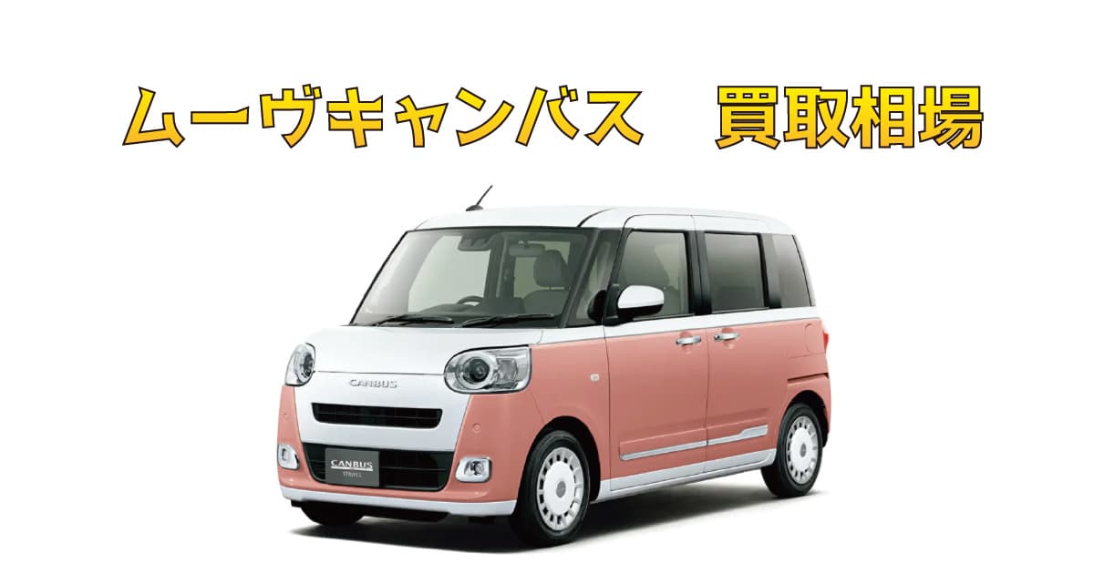 ムーヴキャンバス　買取相場